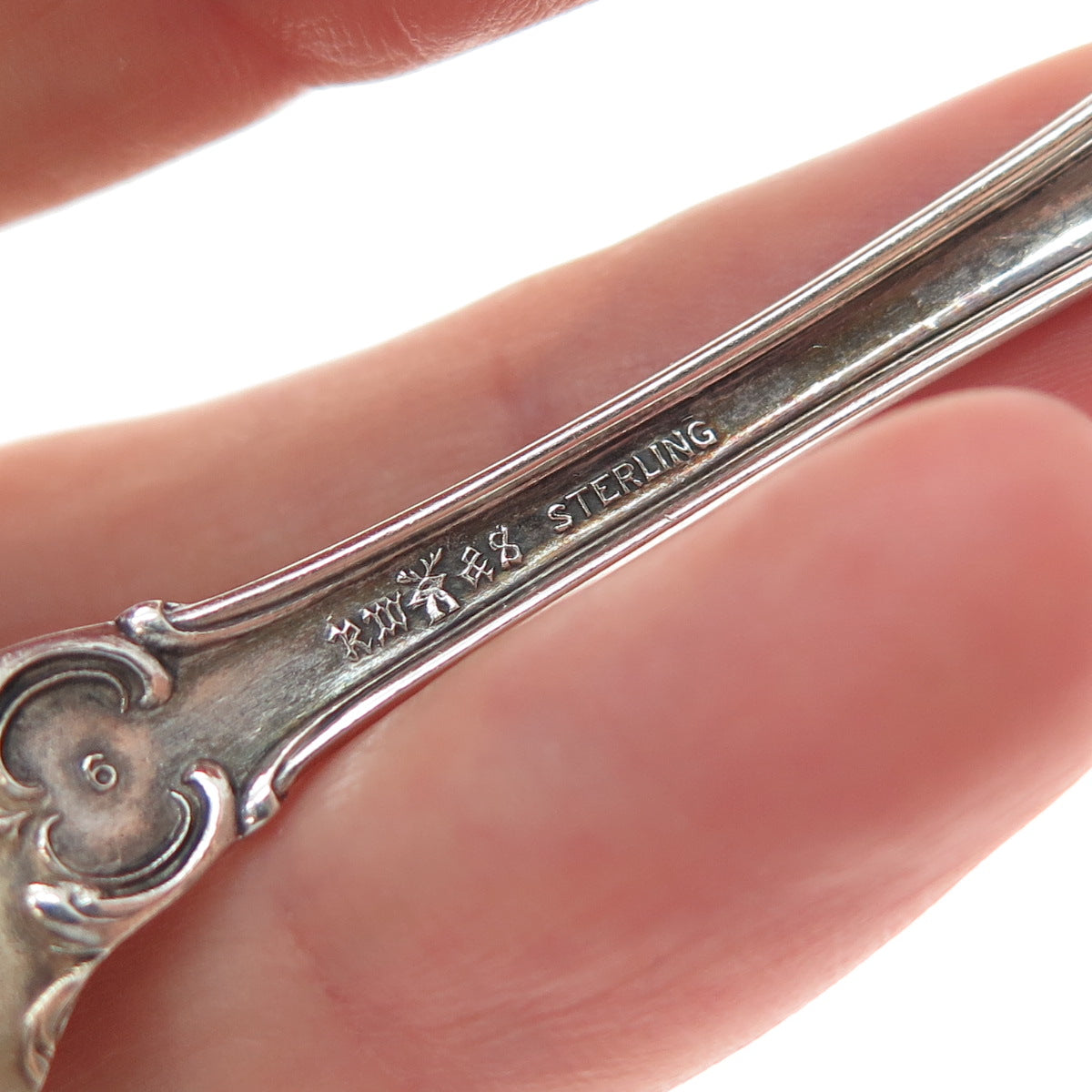 WALLACE Sterling Silver Antique Art Deco Chicago States & Cities Coffee Spoon