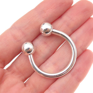Tiffany & Co. 925 Sterling Silver Vintage 2001 Screw-Off Ball Key Ring