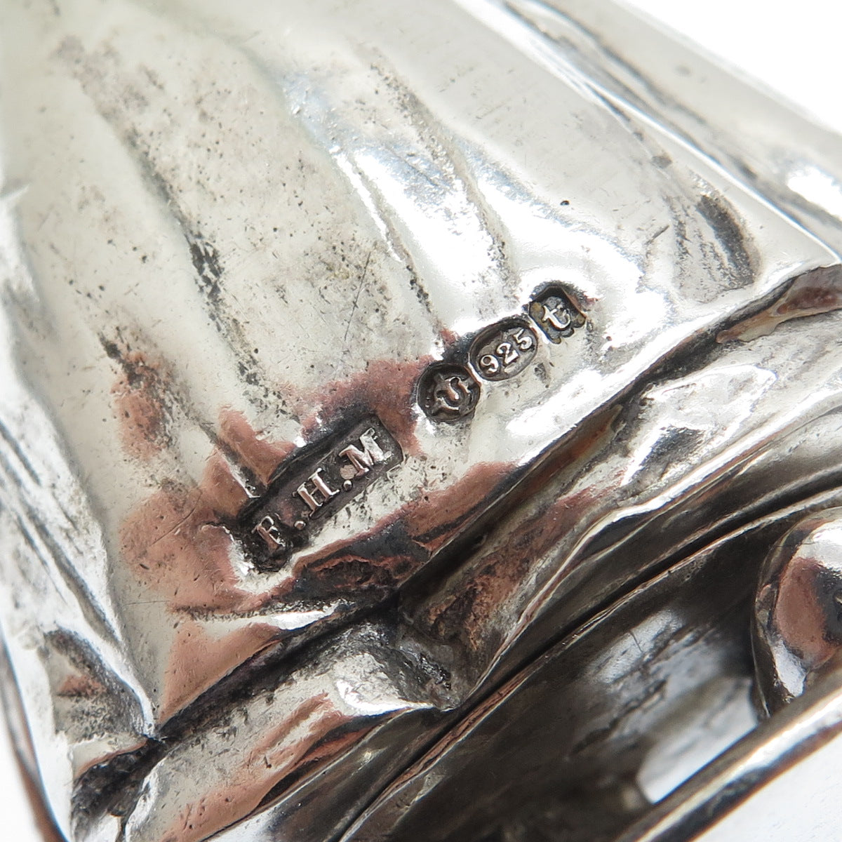 BERTHOLD HERMANN MULLER 925 Sterling Antique 1914 Dutch Lady Salt Pepper Shaker