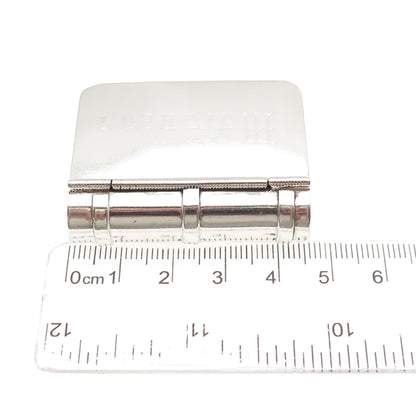 925 Sterling Silver Vintage Mexico Engraved Matanzas Book Pill / Snuff Box