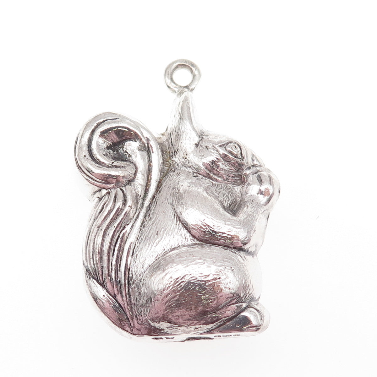 Turner & Simpson 925 Sterling Vintage 1968 Birmingham Squirrel Hollow Pendant