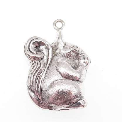 Turner & Simpson 925 Sterling Vintage 1968 Birmingham Squirrel Hollow Pendant