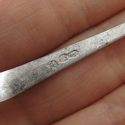 875 Silver Antique Art Deco Estonia Salt & Spices Spoon