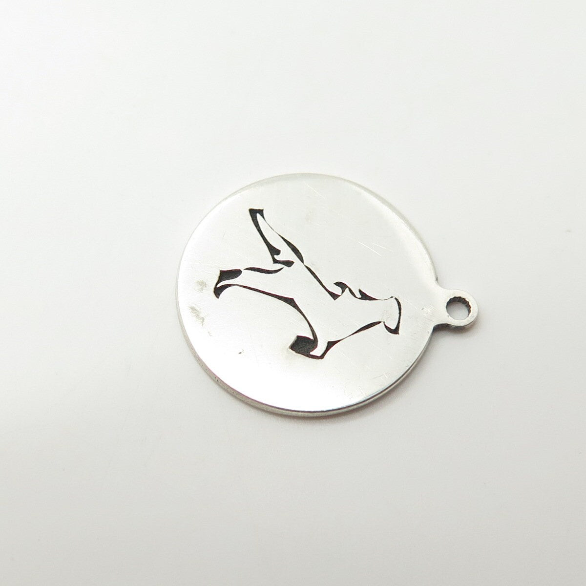 925 Sterling Silver USA Two In Town Frisky Horse Charm Pendant