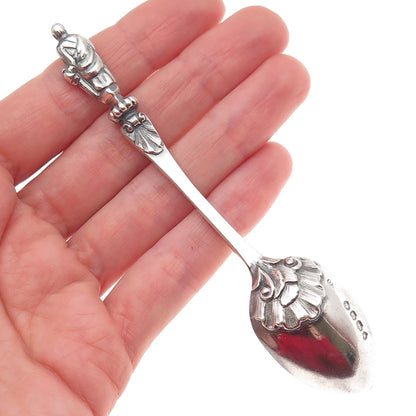 George Aldwinckle 925 Sterling Silver Antique 1862 London Apostle Coffee Spoon