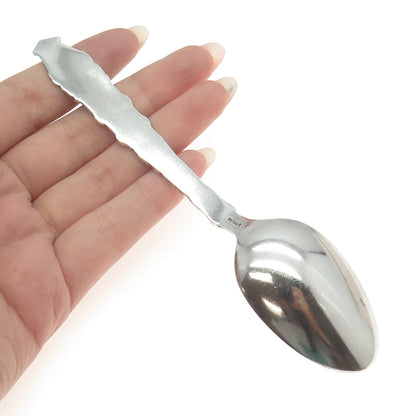 925 Sterling Silver Antique Art Deco Minnesota States & Cities Coffee Spoon