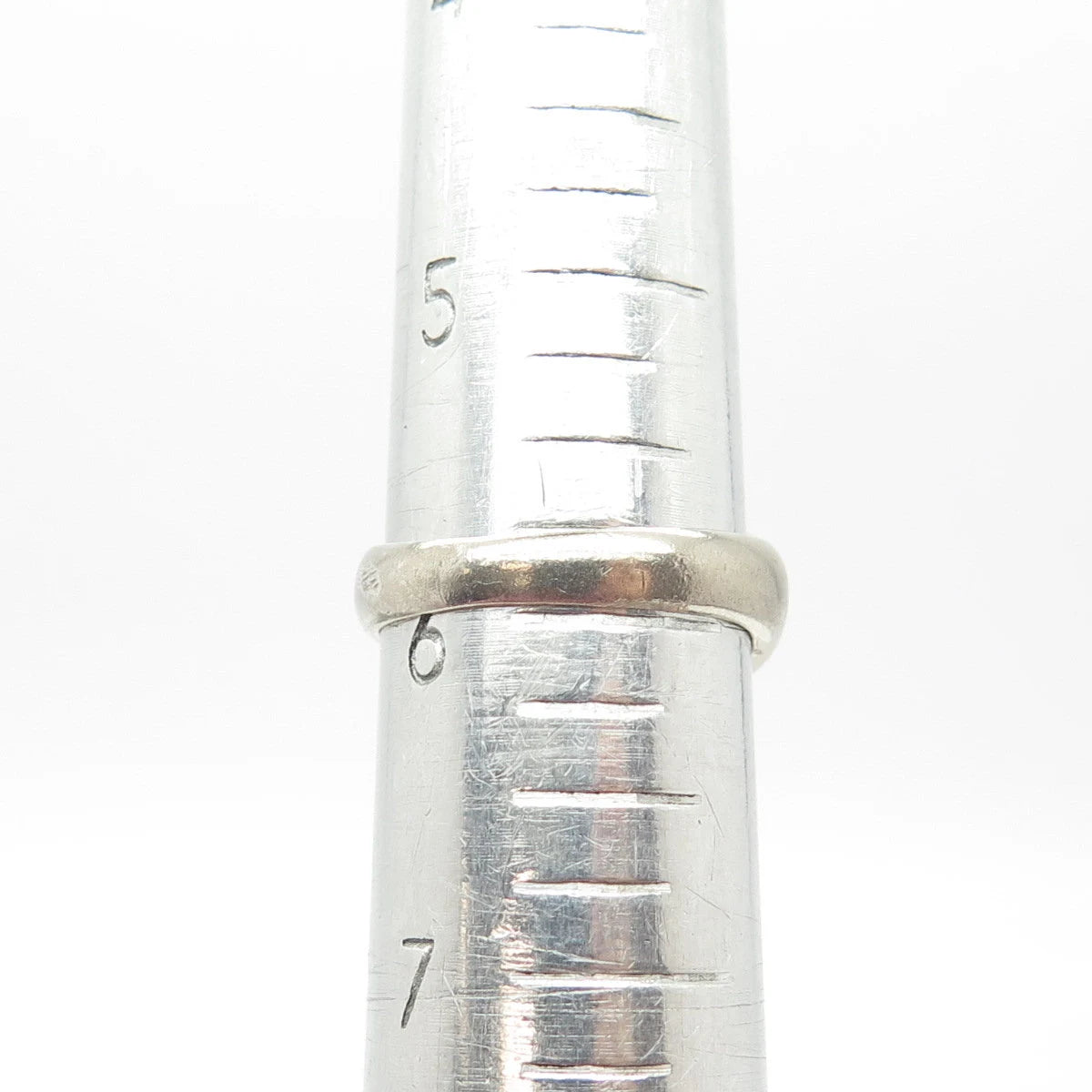 925 Sterling Silver Vintage Chapal Zenray Modernist Ring Size 6