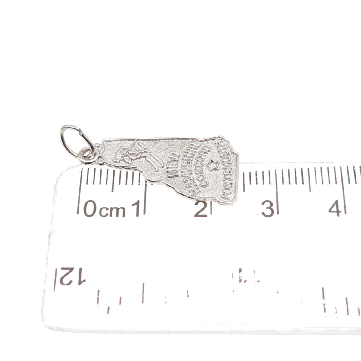 Mark Mercy 925 Sterling Silver Vintage New Hampshire Charm Pendant