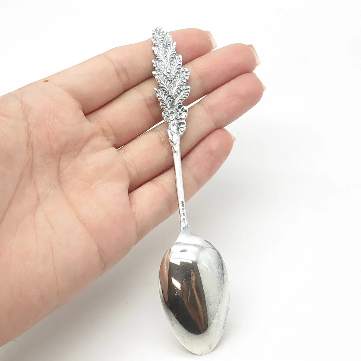925 Sterling Silver Vintage Reed & Barton Harlequin "Nebraska" State Spoon
