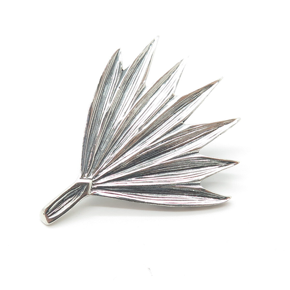925 Sterling Silver Vintage 2006 "Woodlands Trail & Park" Leaf Pin