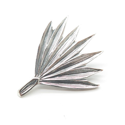 925 Sterling Silver Vintage 2006 "Woodlands Trail & Park" Leaf Pin