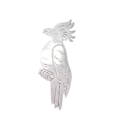 925 Sterling Silver Vintage Mexico Parrot Bird Pin Brooch