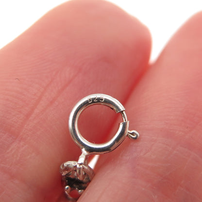 Thomas Sabo Sterling Silver Vintage Enamel Princess Spring Ring Charm Pendant