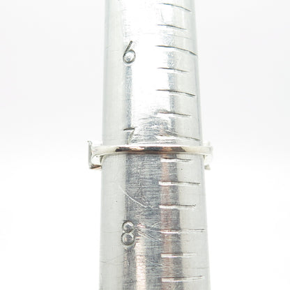 925 Sterling Silver Pave C Z Ring Size 7.25