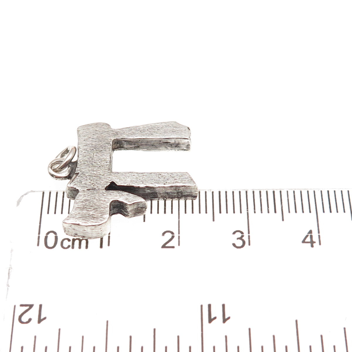 925 Sterling Silver Vintage Chai Judaica Mini Charm Pendant