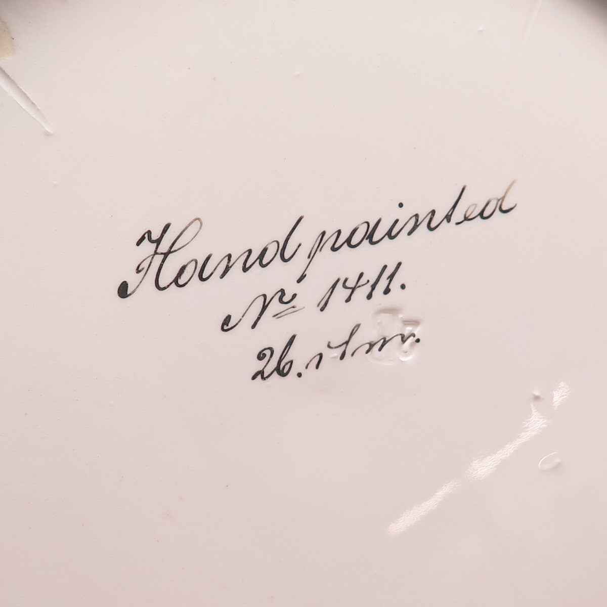 G. LIBERS Antique Porcelain Classical Landscape Scene Hand-Painted Plate #1411