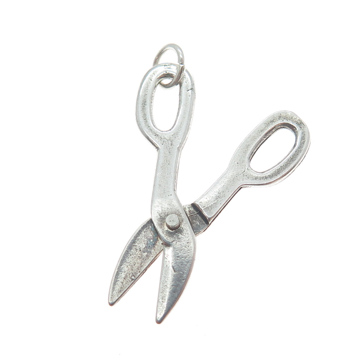 MAISELS INDIAN TRADING Sterling Silver Vintage Movable Scissors Charm Pendant
