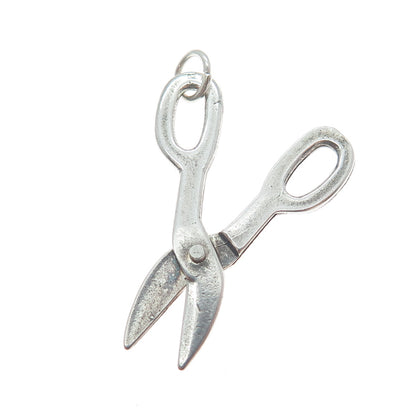 MAISELS INDIAN TRADING Sterling Silver Vintage Movable Scissors Charm Pendant