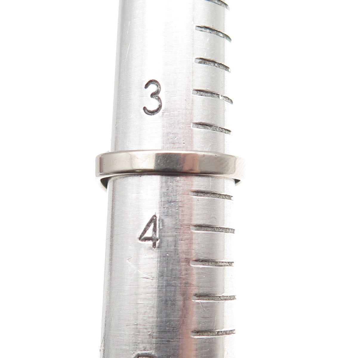 Pacific Jewelry 925 Sterling Silver 2-Tone Vintage Real Jade Ring Size 3.5