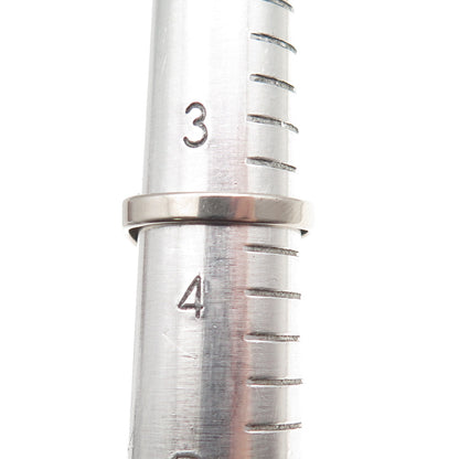 Pacific Jewelry 925 Sterling Silver 2-Tone Vintage Real Jade Ring Size 3.5