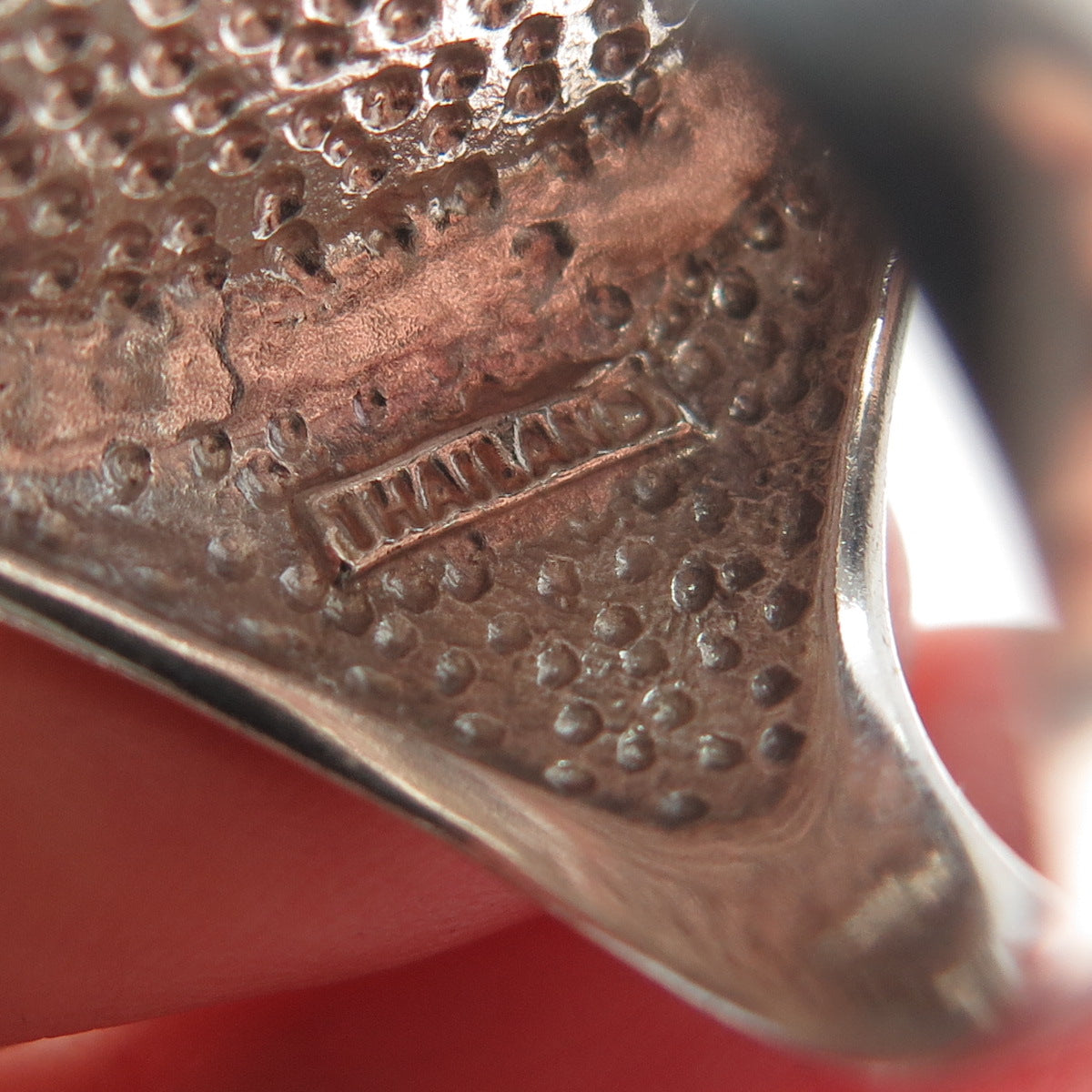 SX SALLY C 925 Sterling Vintage Lone Mountain Turquoise Beaded Ring Size 10.25