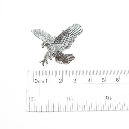 925 Sterling Silver Vintage American Eagle Pendant