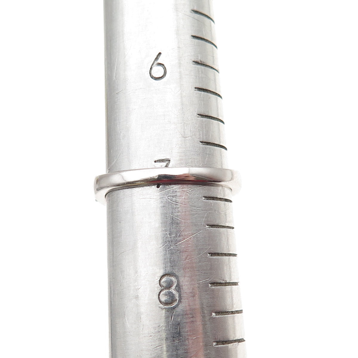 Chuck Clemency 925 Sterling Silver Real Diamond Accent & Peridot Ring Size 7