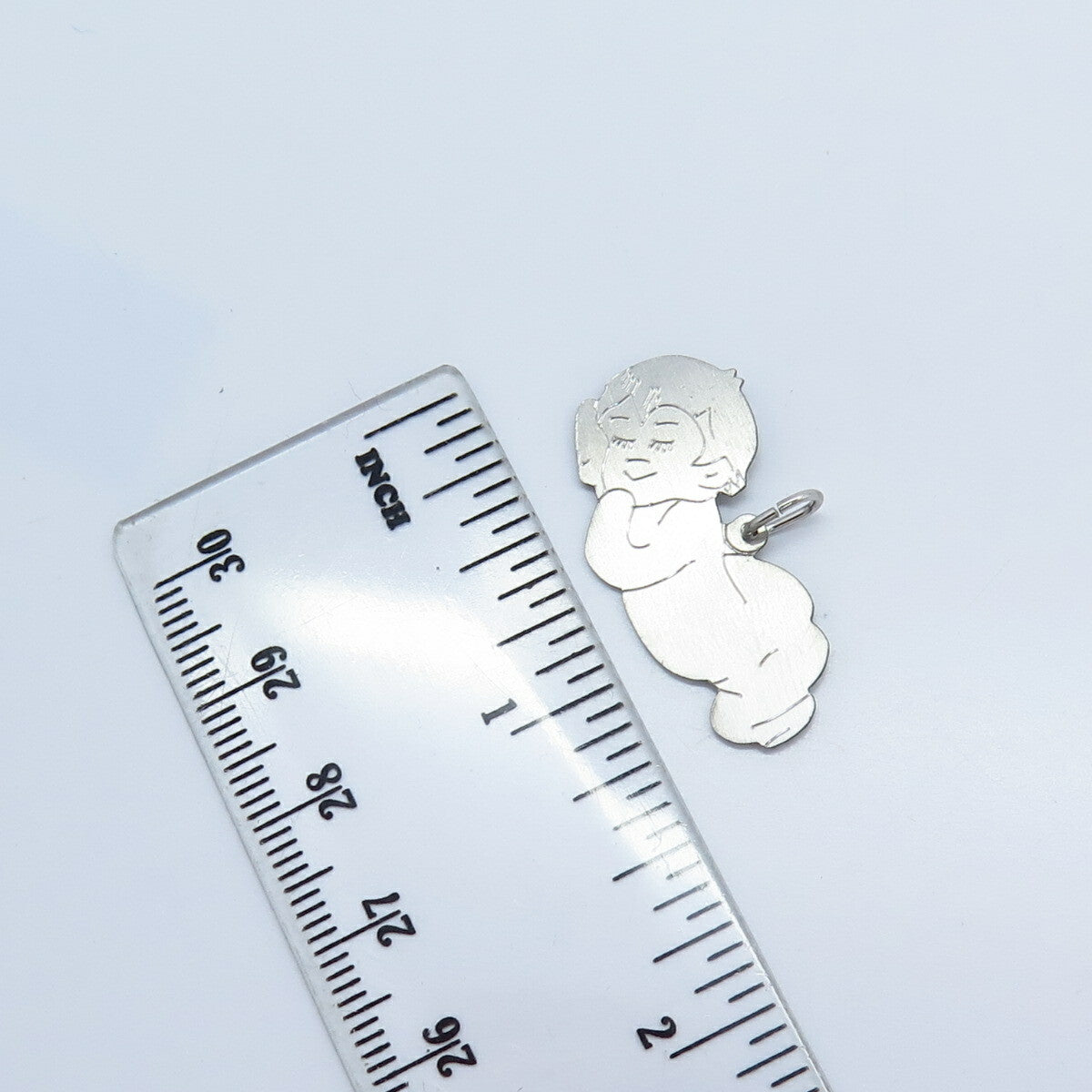 925 Sterling Silver Sleeping Baby Pendant