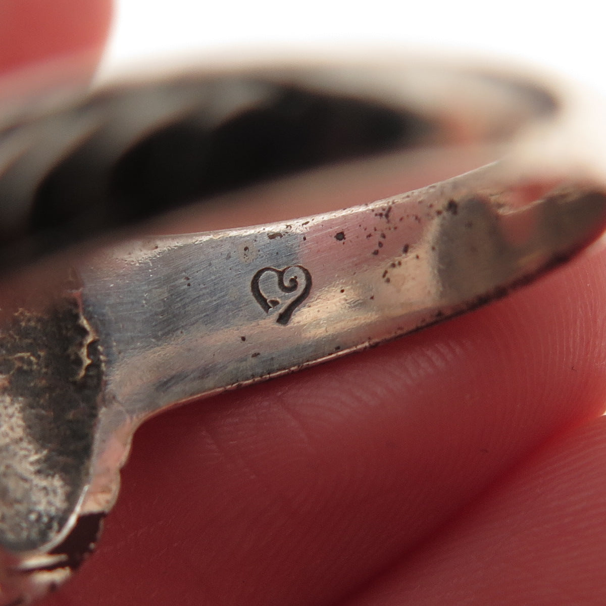 Brighton 925 Sterling Silver Vintage Oxidized Ring Size 7.75