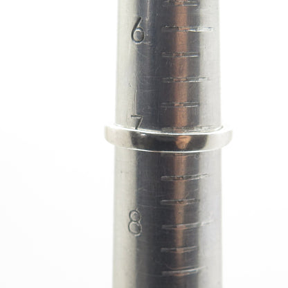 925 Sterling Silver Oval-Cut Green & Heart-Cut White C Z Ring Size 7.25