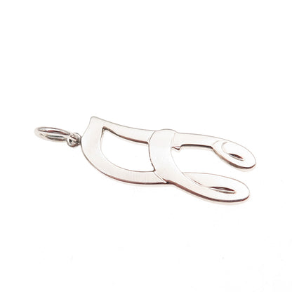 Anson 925 Sterling Silver Vintage Letter A Initial Charm Pendant