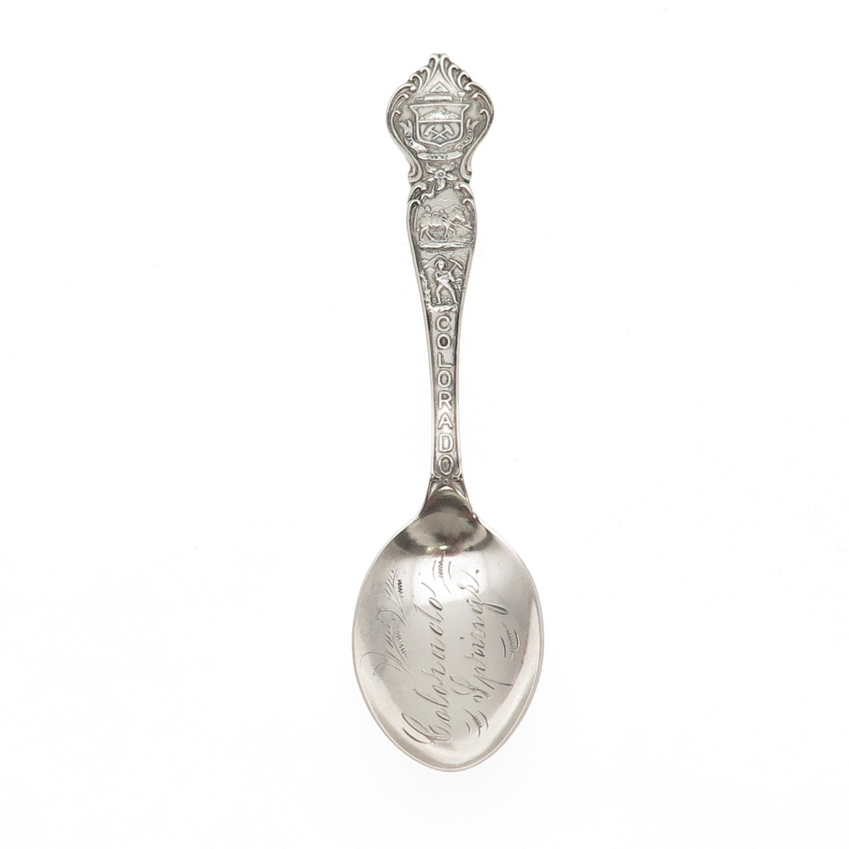 Fessenden & Co. 925 Sterling Silver Antique Art Deco Colorado Coffee Spoon