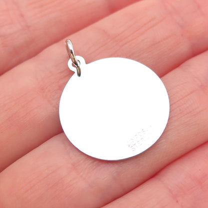 JAY POSON 925 Sterling Silver Vintage Tuesday's Child Charm Pendant