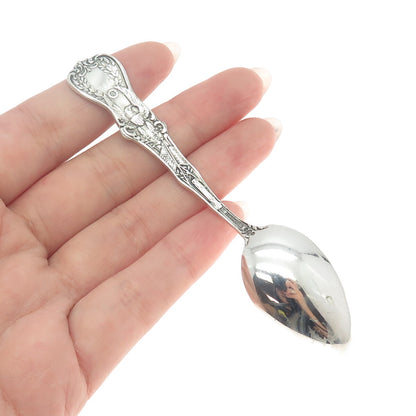 WATSON Sterling Silver Antique Art Deco Illinois States & Cities Coffee Spoon