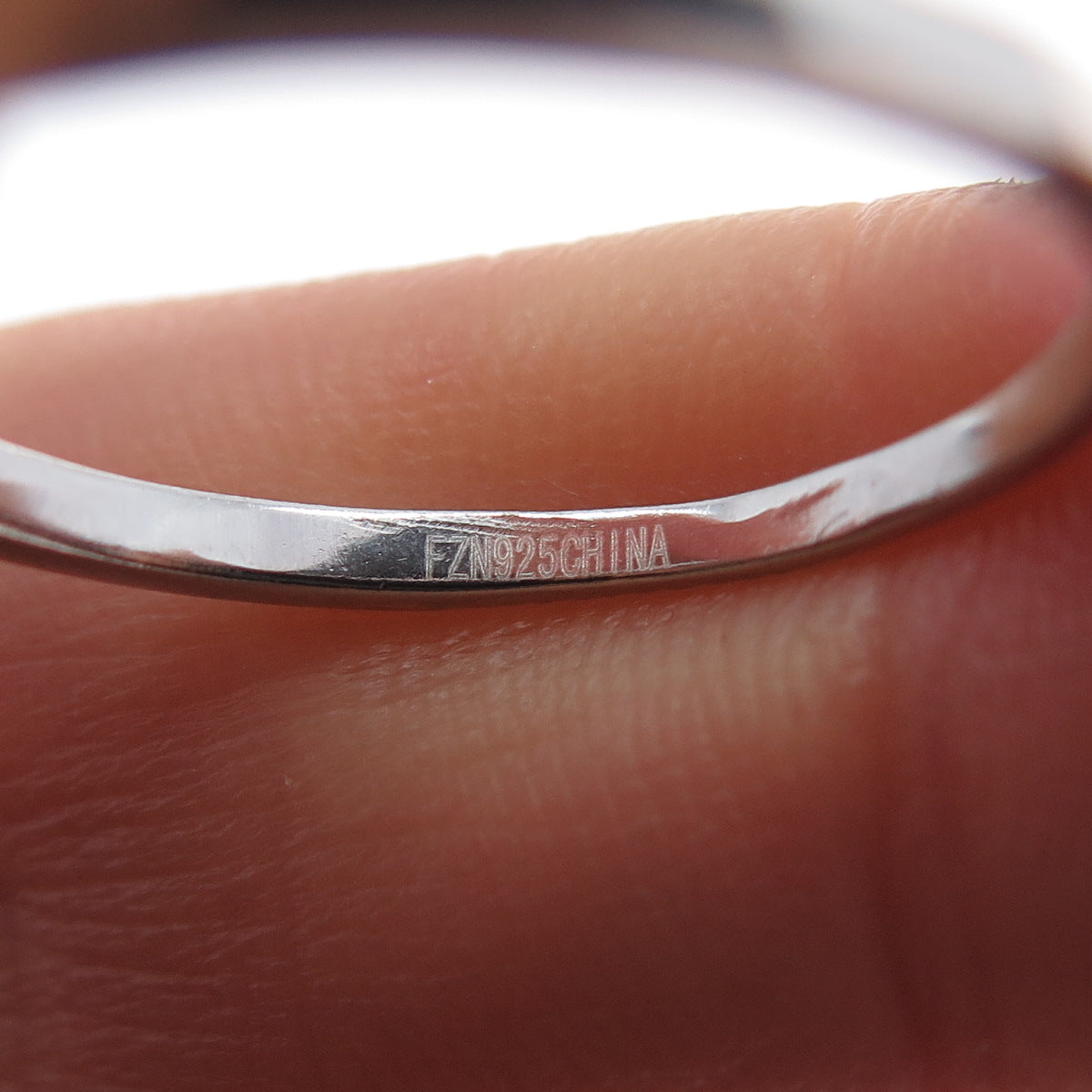 925 Sterling Silver Round-Cut C Z Half Eternity Stackable Band Ring Size 8