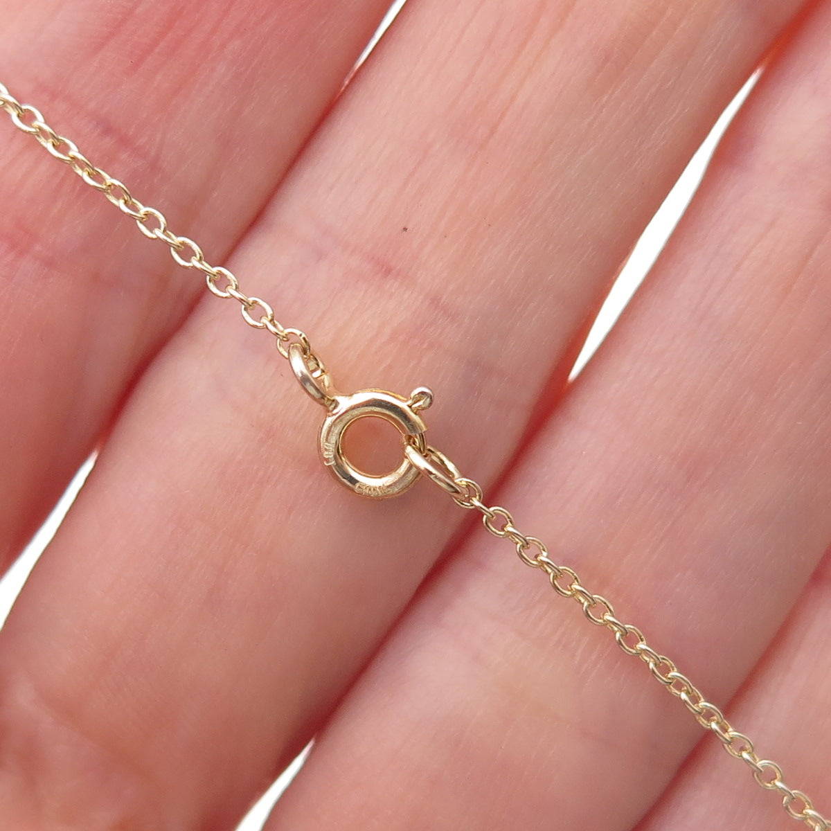 925 Sterling Silver Gold Plated Real Amethyst Cable Chain Necklace 18"