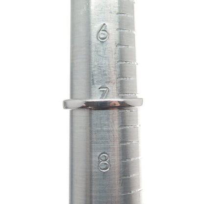 925 Sterling Silver Real Blue & White Topaz Ring Size 7.25