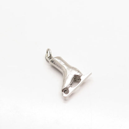925 Sterling Silver Vintage Ice Skating Shoe Charm Pendant
