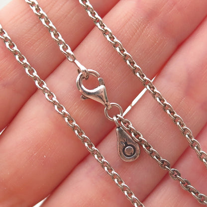 Pandora 925 Sterling Silver Cable Chain Necklace 18"