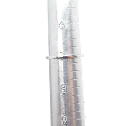 925 Sterling Silver Round-Cut C Z Half Eternity Stackable Band Ring Size 7