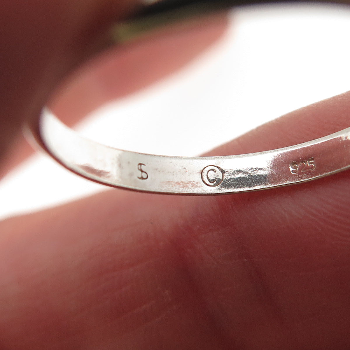 Shube 925 Sterling Silver Vintage Classic Wedding Band Ring Size 9