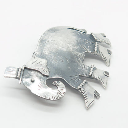 925 Sterling Silver Vintage Danielle Bali Circus Elephant Lapel Pin