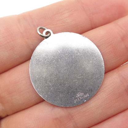 925 Sterling Silver Vintage Happy Birthday Charm Pendant