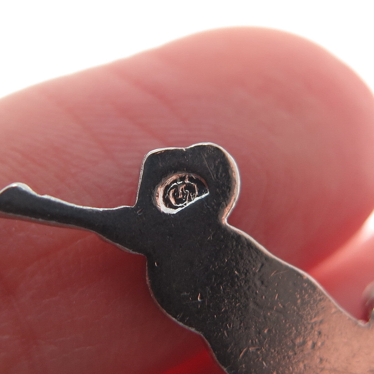 925 Sterling Silver Vintage Enamel Bull Fighting Charm Pendant