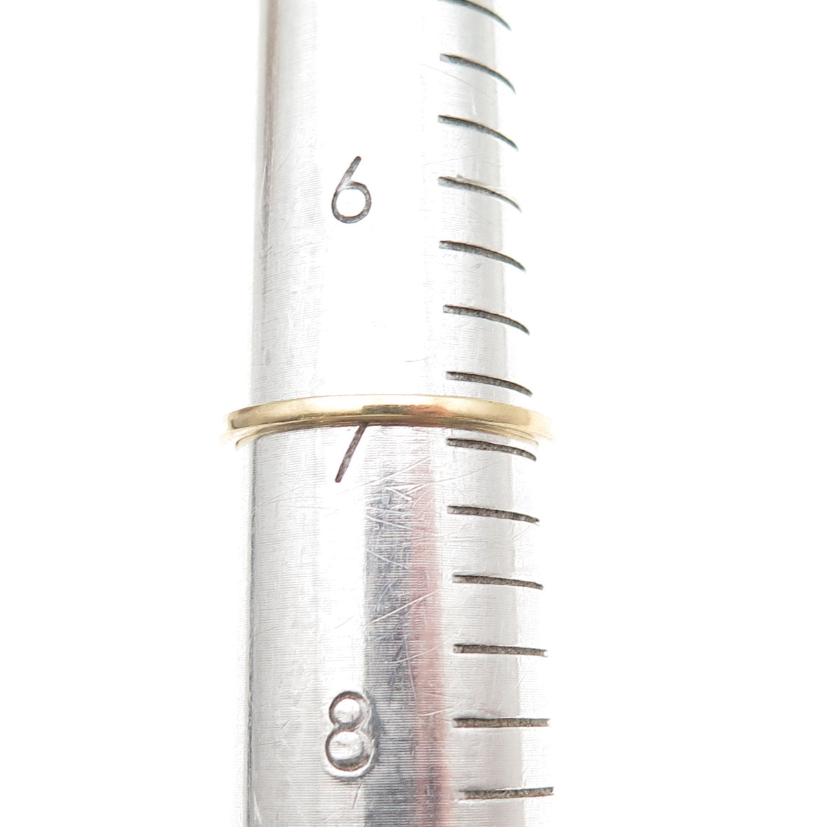 925 Sterling Silver Gold Plated Real Round-Cut Peridot & Citrine Ring Size 7