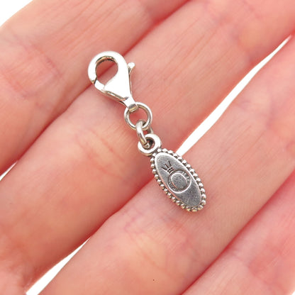 Pandora 925 Sterling Silver Bracelet / Necklace Lobster Lock Clasp Tag