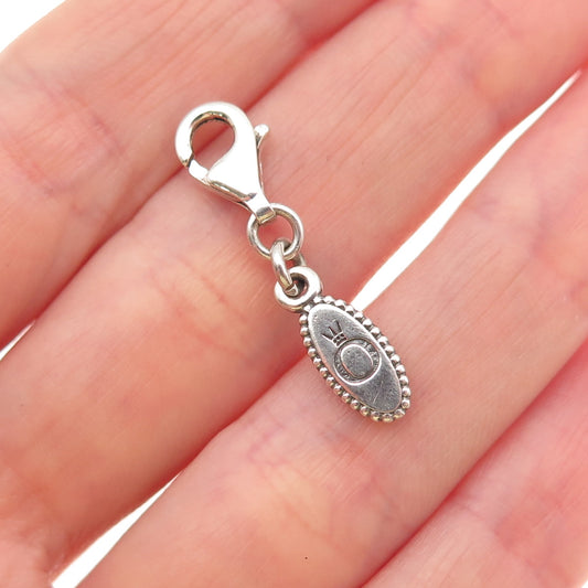 Pandora 925 Sterling Silver Bracelet / Necklace Lobster Lock Clasp Tag