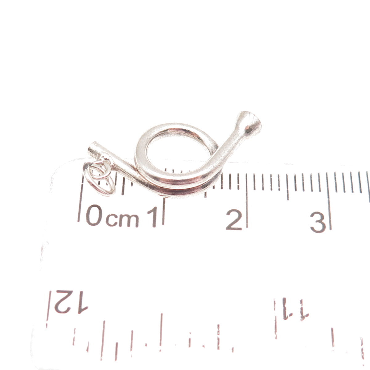 925 Sterling Silver Vintage Musical Horn Mini Charm Pendant