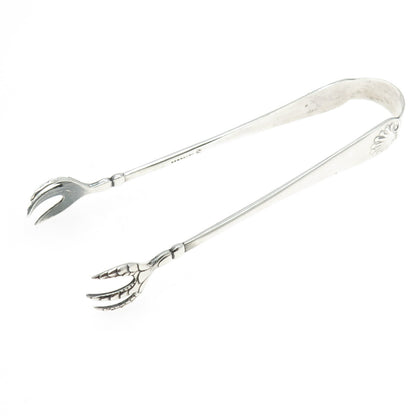 TOWLE 925 Sterling Silver Antique Victorian 1889-1890 Shell Sugar Tongs