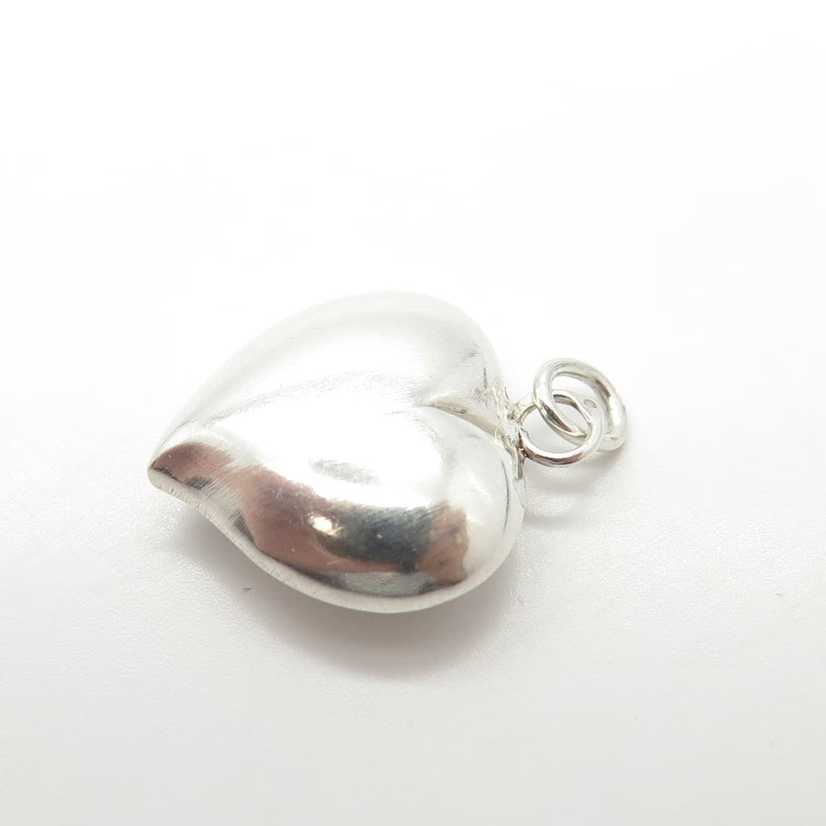 835 Silver Vintage Portugal Chatelaine Heart Pendant